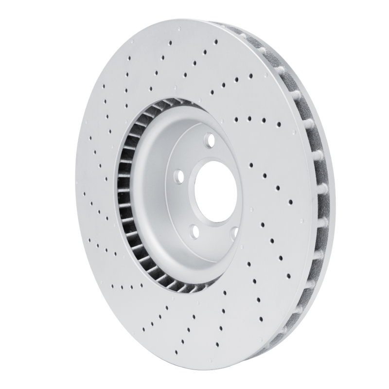 Mercedes-Benz SL400 Brake Rotor (1) - Front - R1 Concepts - Drilled Carbon Alloy GeoMET - `13-`20